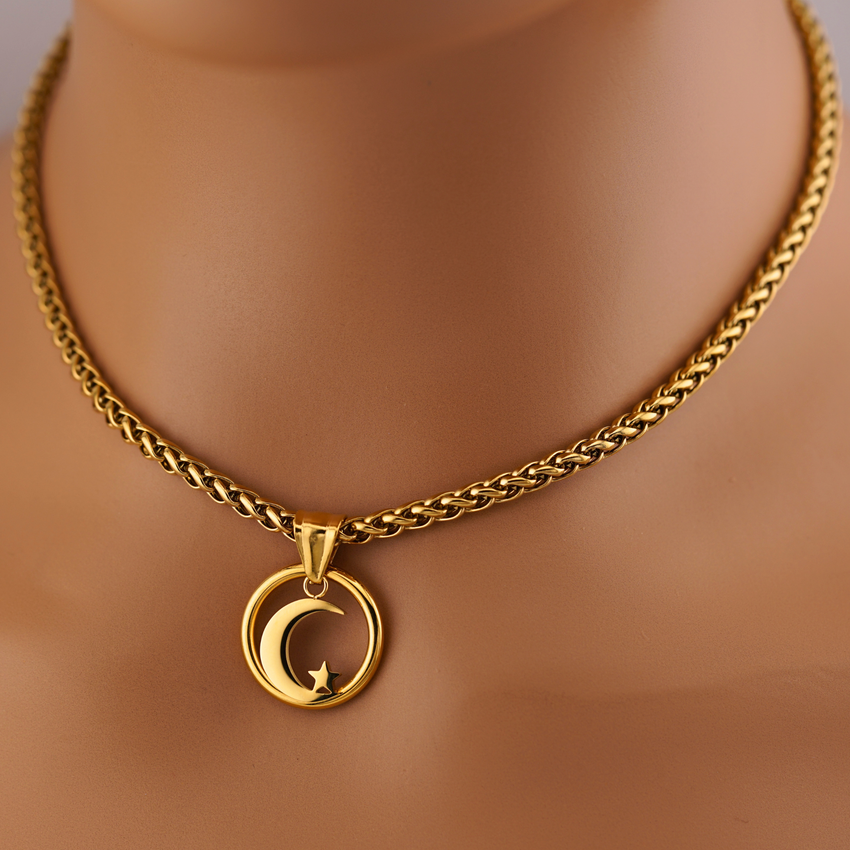 Gold Moon Star O-Ring Day Collar
