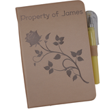 Personalized Rose Journal