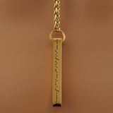 Gold Slip Chain BDSM O-Ring – Custom Hidden Morse Code