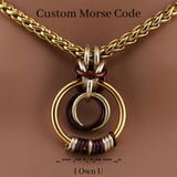 Gold Morse Code w/ Custom O Rings