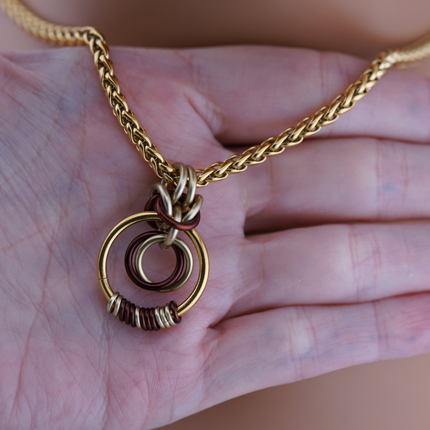Gold Morse Code w/ Custom O Rings