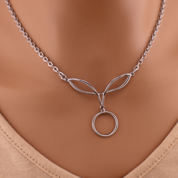 O Ring Collar Submissive Collar Celtic Locking Necklace