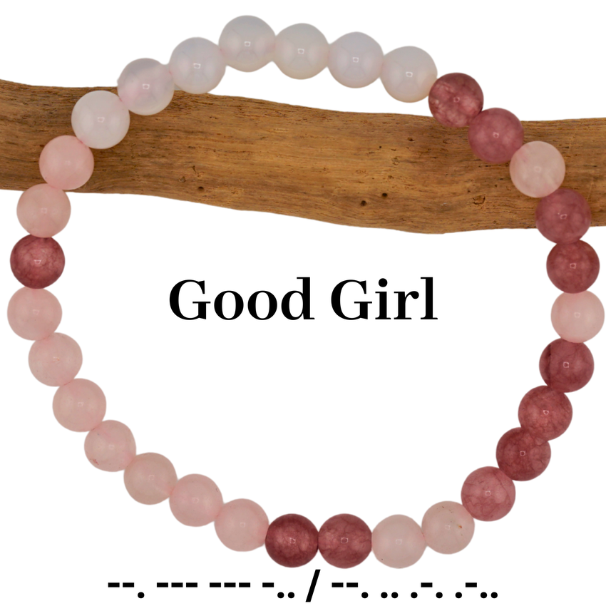 “Good Girl” Morse Code Bracelet