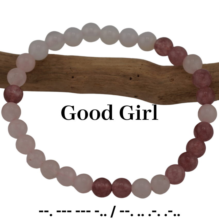 “Good Girl” Morse Code Bracelet