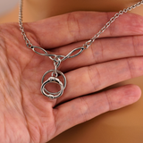 Celtic Knot O-Ring Day Collar Necklace with Handcuff