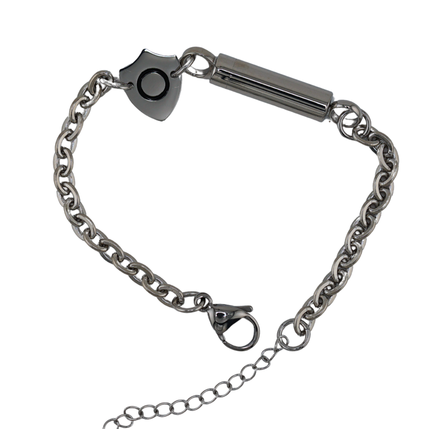 Hidden Key Shield Bracelet or Anklet