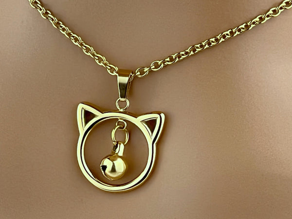 Kitten Bell Silver, Gold or Rose Gold