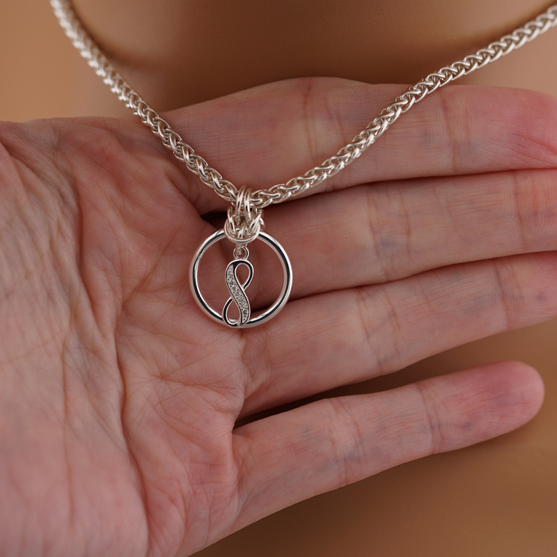 Sterling Silver Infinity O Ring