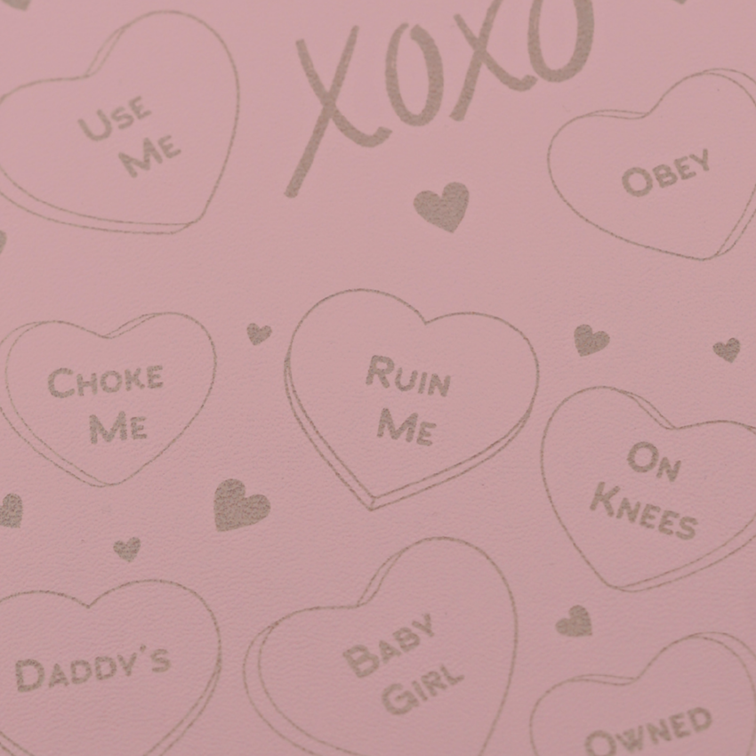Valentine’s Candy Heart Notebook – NSFW Edition