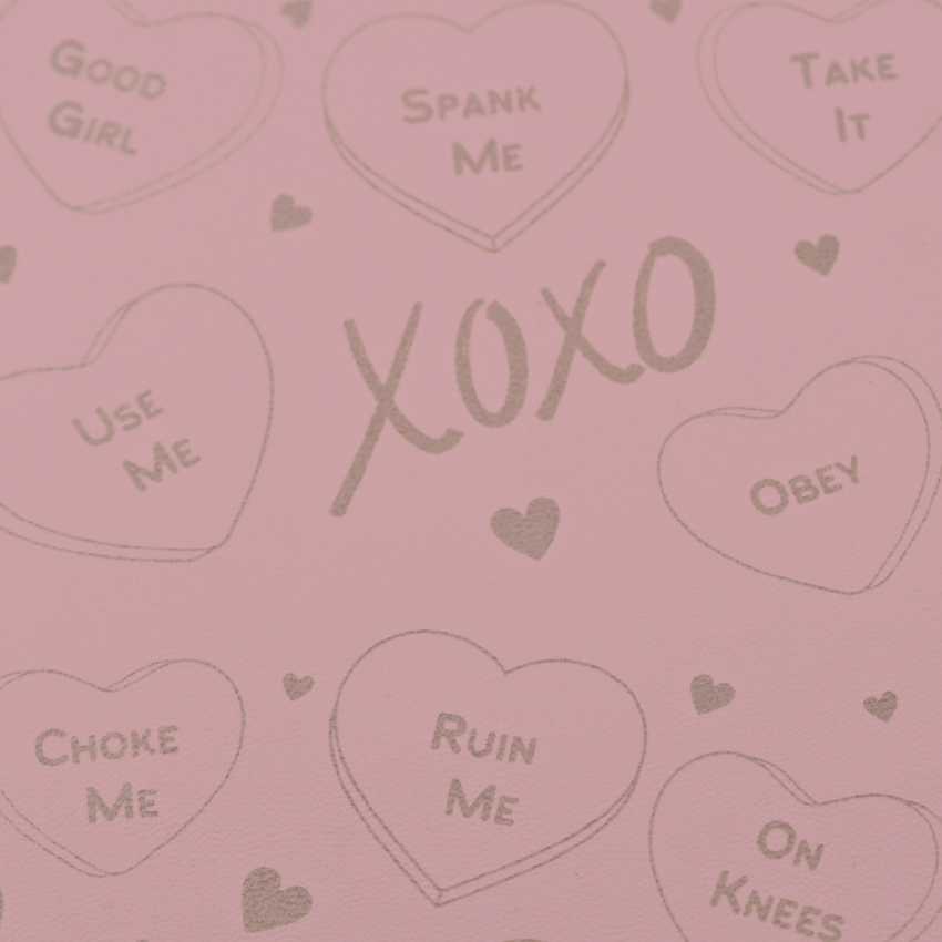 Valentine’s Candy Heart Notebook – NSFW Edition