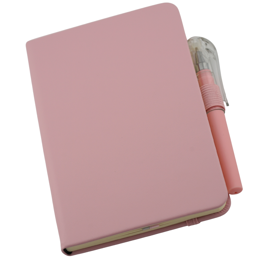 Personalized Kitten Mini Notebook – Leather Kink-Cute Journal