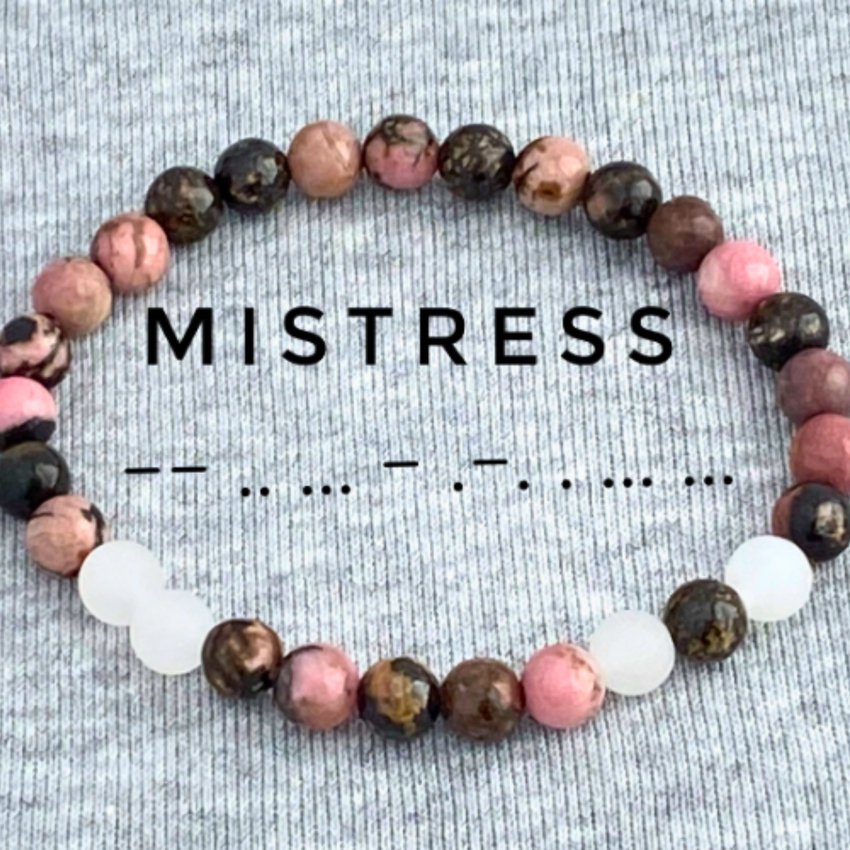 Morse Code “Mistress” Bracelet