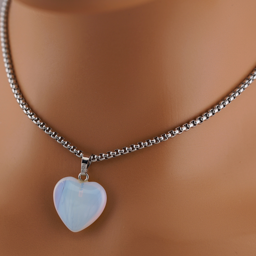 Limited Edition  Day Collar Necklace – CZ Moonstone Heart