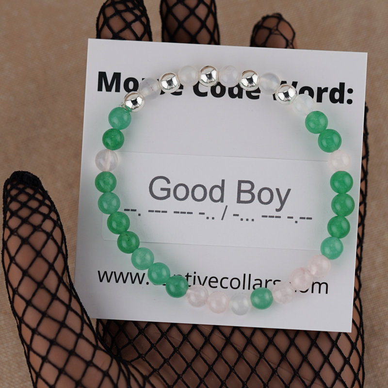 Good Boy Morse Code Bracelet