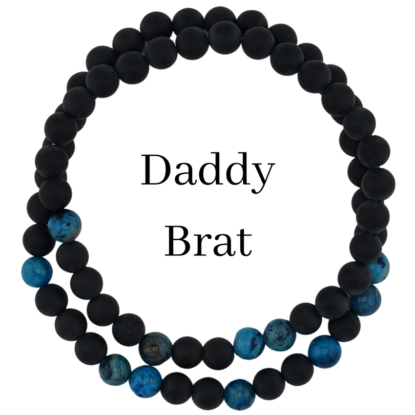 Morse Code Bracelet Set | Daddy & Brat Limited Edition