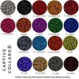 Black Morse Code Day Collar