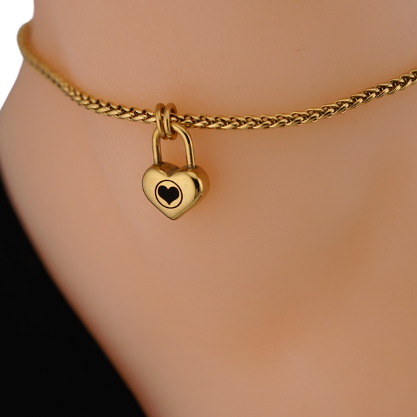 Gold Owned symbol Anklet / Wheat