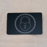 BDSM Couples Owner Cards - Personalized Engraved Owned Wallet Card