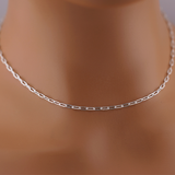 Sterling Silver Paperclip Chain