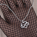 Sterling Silver Infinity Heart