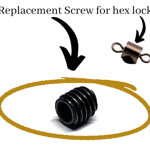 Replacement Screw for Locking Clasp – Captive Collars