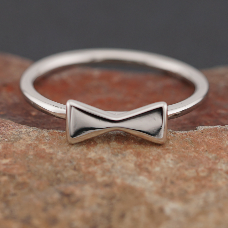 Sterling Silver Bow Ring