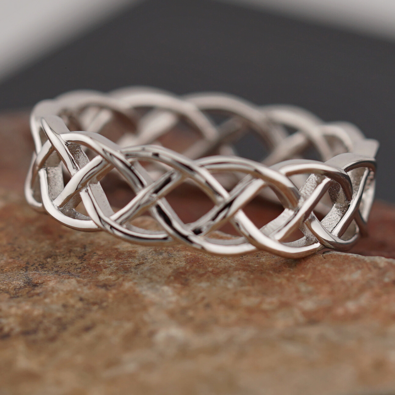 Sterling Silver Celtic Infinity Ring