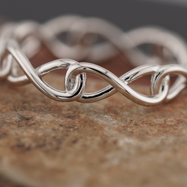 Sterling Silver Infinity Knot Ring