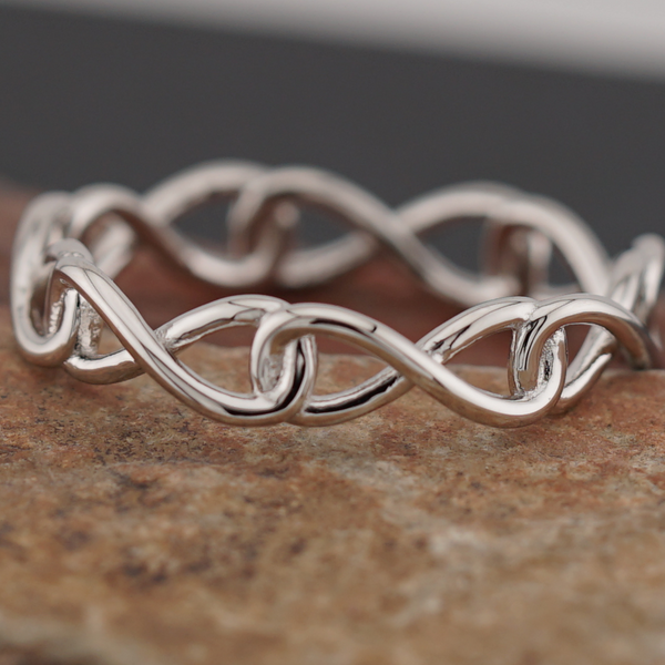 Sterling Silver Infinity Knot Ring