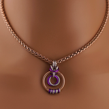 Rose Gold Morse Code w/ Custom O Rings