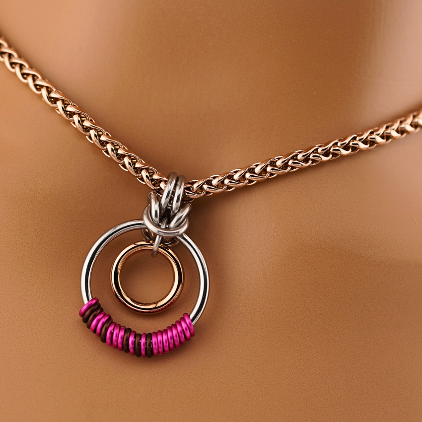 Two Tone Morse Code Day Collar