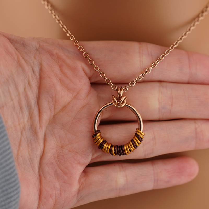 Rose Gold Morse Code