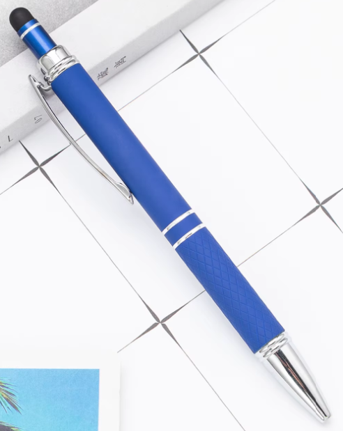 Custom Engraved 2-in-1 Stylus Ballpoint Pen – Personalized Touch Screen Pen Gift