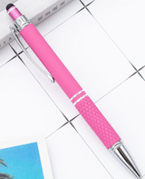 Custom Engraved 2-in-1 Stylus Ballpoint Pen – Personalized Touch Screen Pen Gift