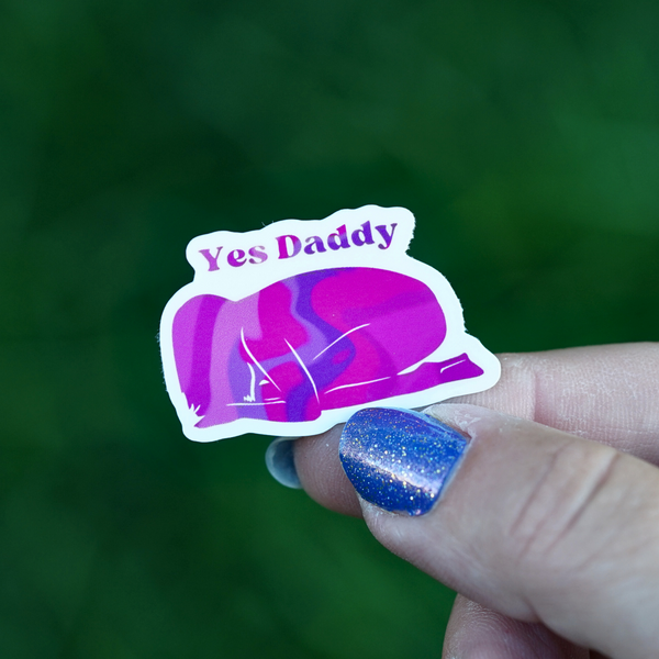 Yes Daddy Sticker