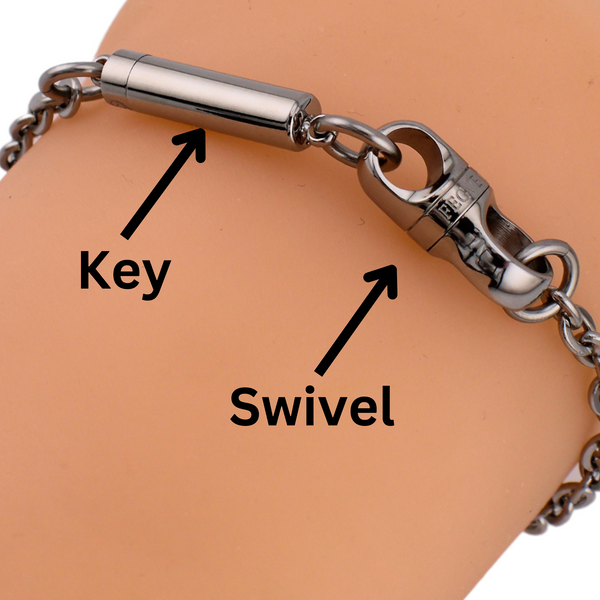 Key Bracelet Master Mistress Gift