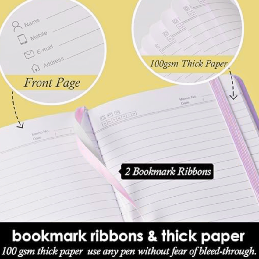 Personalized Kitten Mini Notebook – Leather Kink-Cute Journal