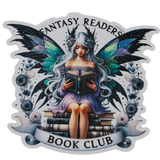 Fantasy Readers Book Club Sticker | Bookish Vinyl Decal