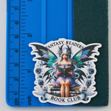 Fantasy Readers Book Club Sticker | Bookish Vinyl Decal