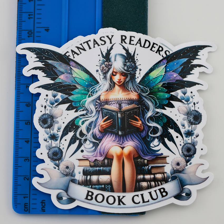 Fantasy Readers Book Club Sticker | Bookish Vinyl Decal