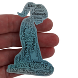 Submissive Word Art Sticker