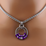 Custom Two-Word Morse Code O-Ring Day Collar
