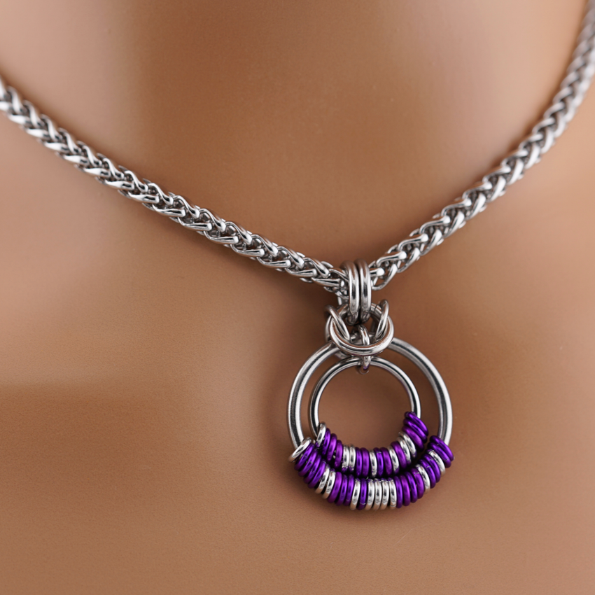 Custom Two-Word Morse Code O-Ring Day Collar
