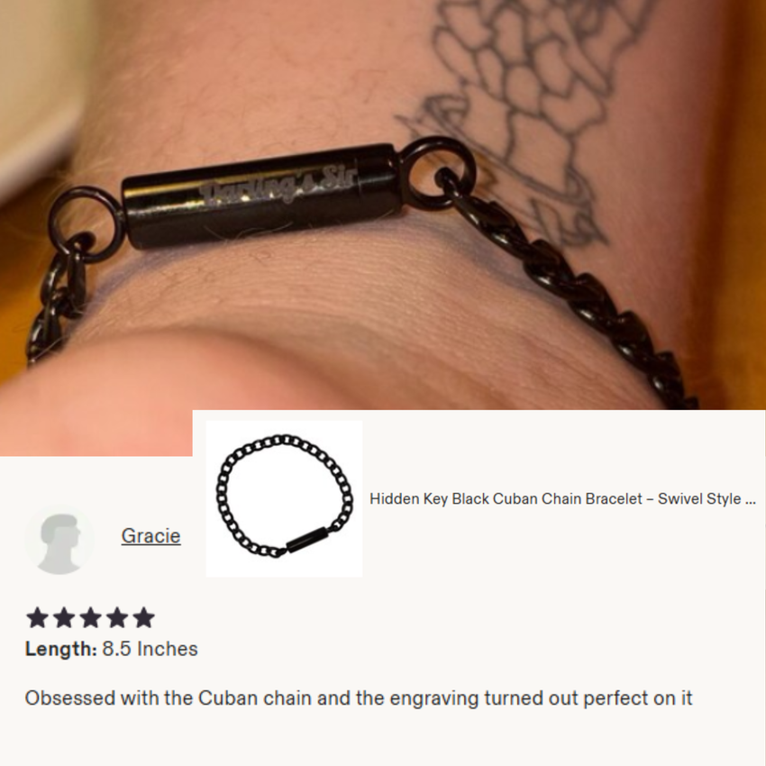 Swivel Style Hidden Key Bracelet