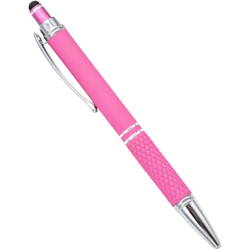 Custom Engraved 2-in-1 Stylus Ballpoint Pen – Personalized Touch Screen Pen Gift