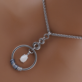 Pearl Morse Code Day Collar