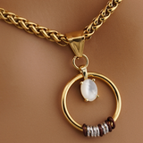 Morse Code Pearl Day Collar | Hidden Message Necklace