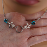 Sea turtle BDSM O w/ Custom Lovers O Knots