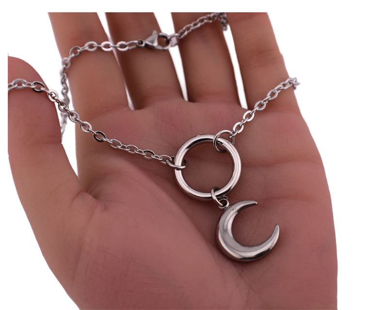 BDSM O Ring and Moon Day Collar