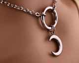 BDSM O Ring and Moon Day Collar